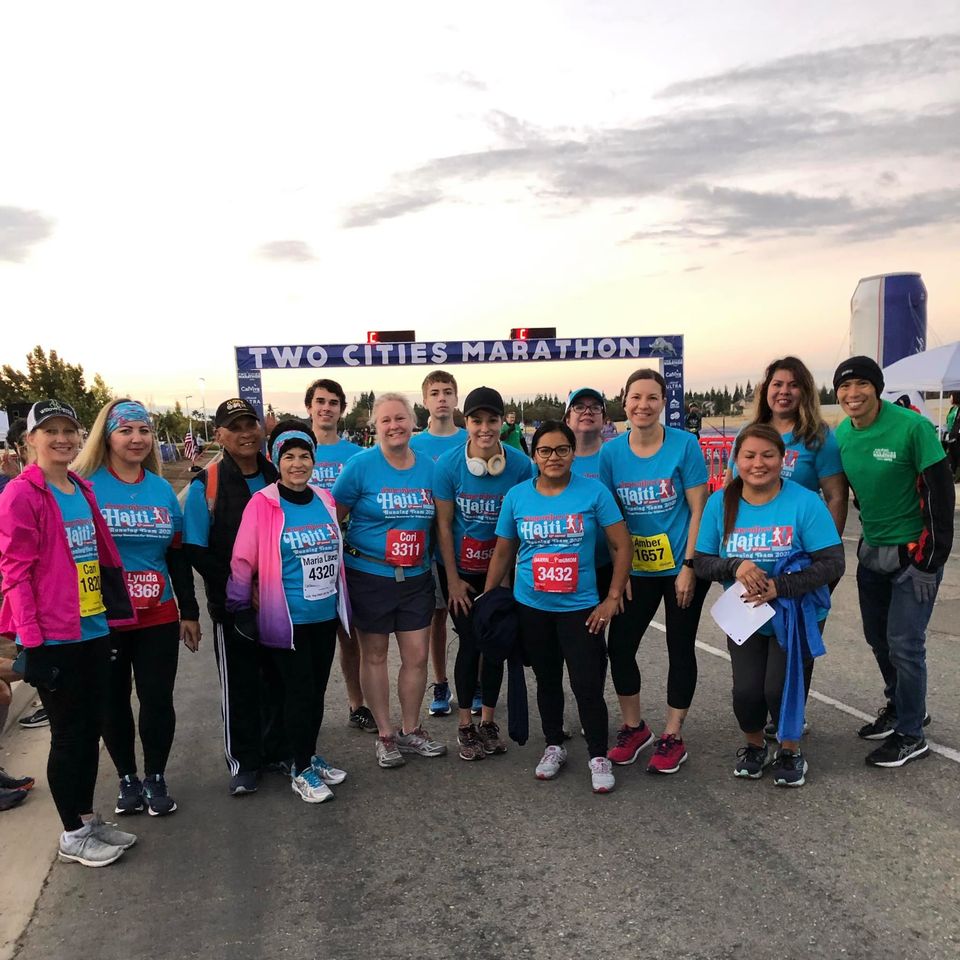 at the marathon 2021